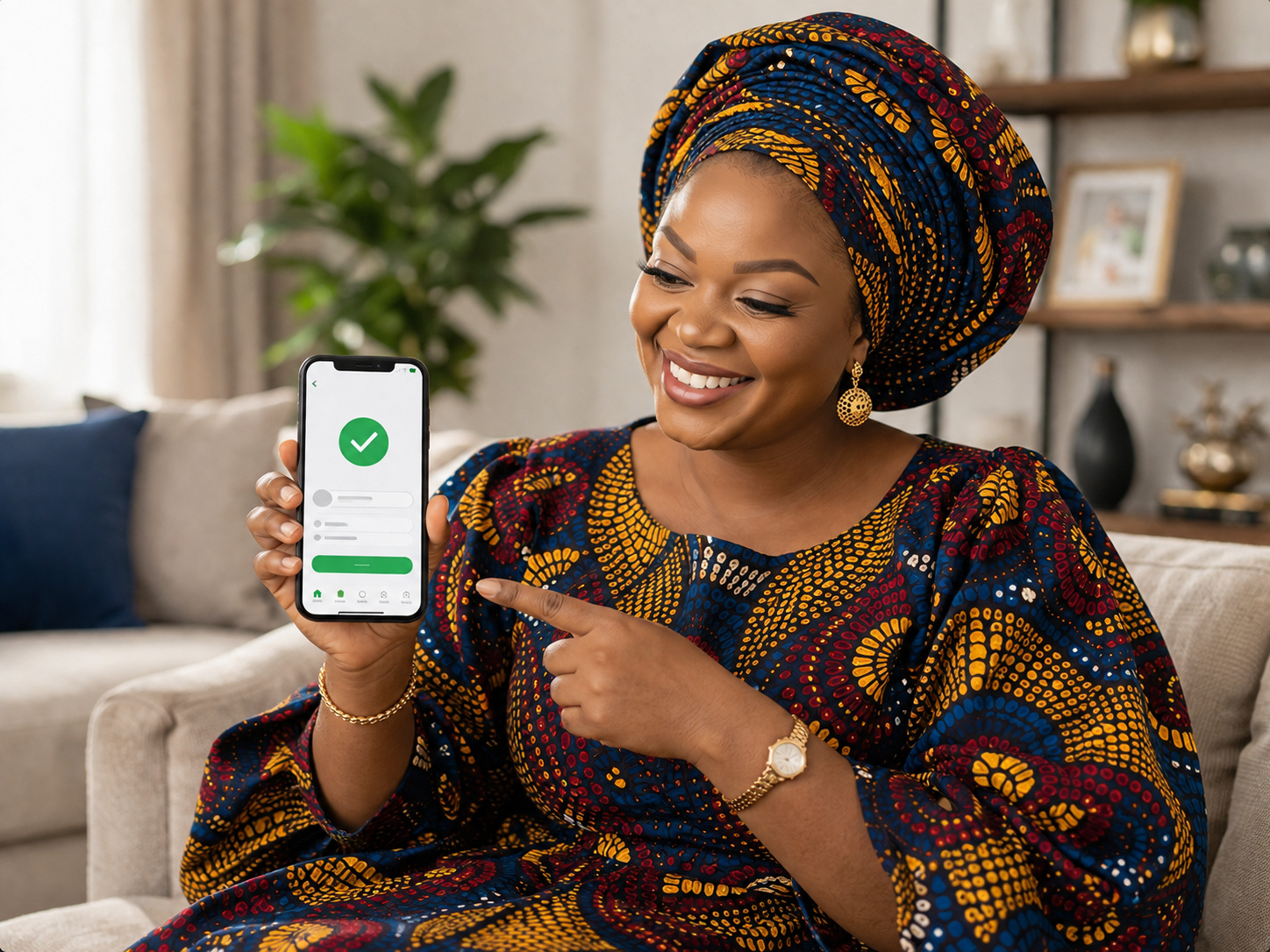 Happy Nigerian Customer